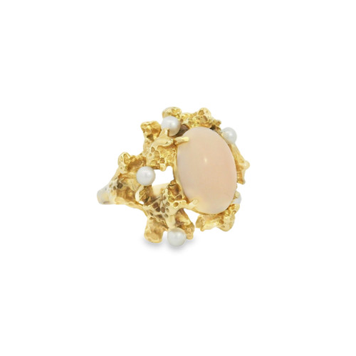 Estate Coral Ring [JROTH1586]