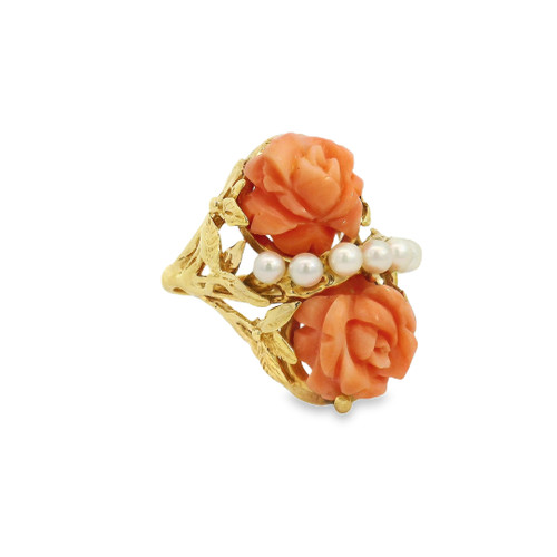Estate Coral Ring [JROTH1587]