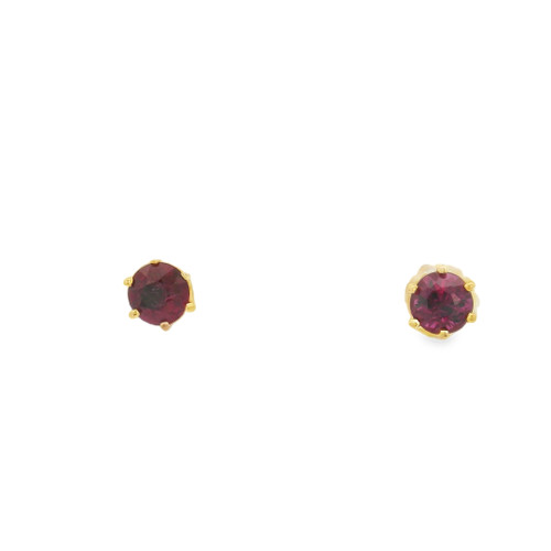 Estate Ruby Stud Earrings [JESTD0970]