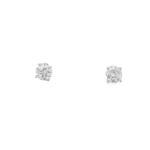 Estate Diamond Stud Earrings [JESSD0540]