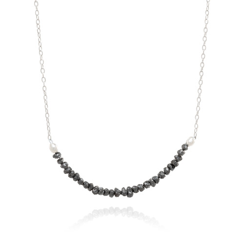 Simplicity Black Diamond Necklace [JNOTH0252]