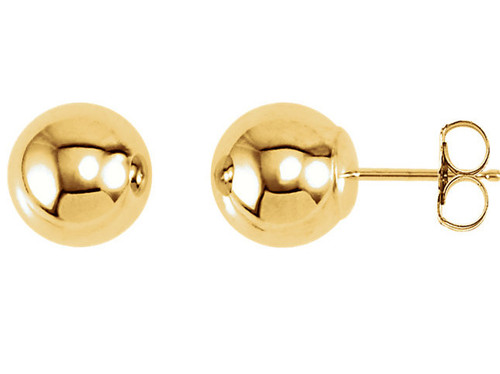Ball Stud Earrings [2EGP23496]