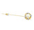 Estate Pearl & Diamond Stick Pin [JAPNB0011]
