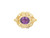 Estate Antique Amethyst and Seed Pearl Pendant Brooch [JAPNB0210]