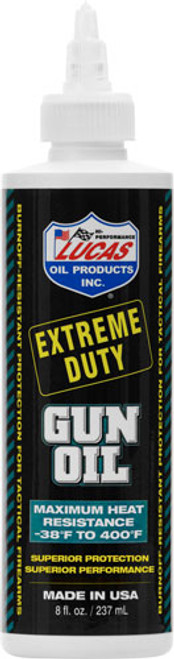 LUCAS OIL 8 OZ EXTREME DUTY GUN OIL LIQUID