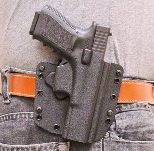 DESANTIS SL RAPTOR HOLSTER BLK IWB/OWB RH KYDEX FOR GLOCK 19