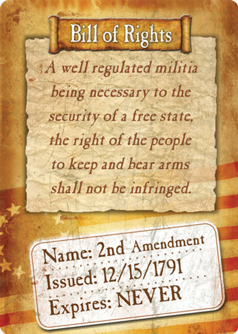 RIVERS EDGE SIGN 12"x17" "BILL OF RIGHTS"