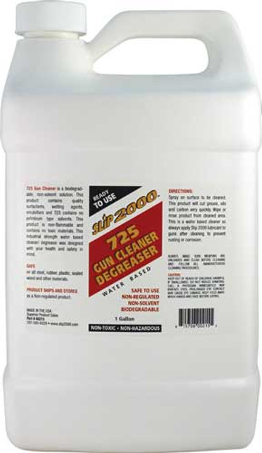 SLIP 2000 1-GALLON 725 GUN CLEANER/DEGREASER CONCENTRATE