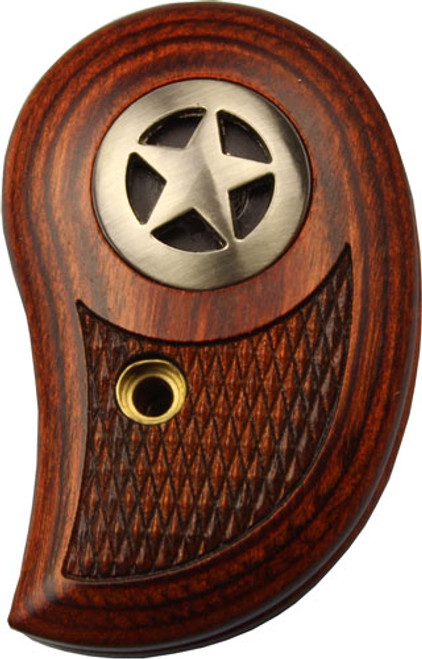 BOND ARMS GRIP STANDARD LAM. ROSEWOOD W/SILVER STAR