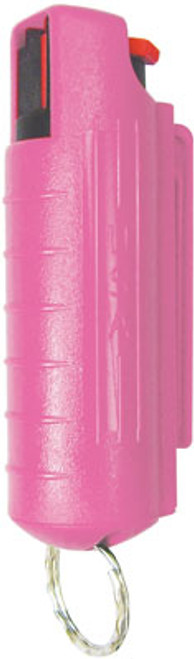 PSP PEPPER SPRAY w/ PINK HARD CASE W/ KEY RING 1/2 OZ.