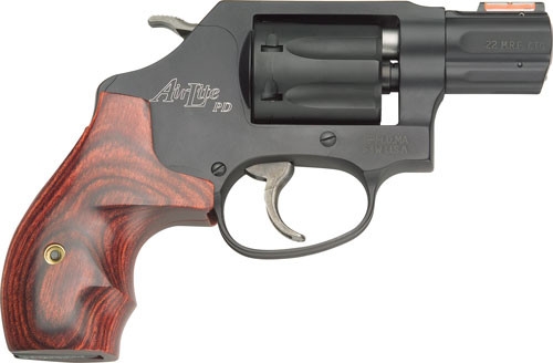 S&W 351PD AIRLITE 22WMR 1.875 FS HI-VIZ BLACK MATTE WOOD
