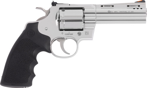 COLT GRIZZLY 357MAG 4.25" POLISHED SS/HOGUE GRIPS