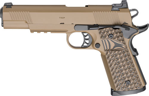 SPRINGFIELD 1911 TRP 45ACP 5" 8RD COYOTE W/RAIL VZ GRIPS
