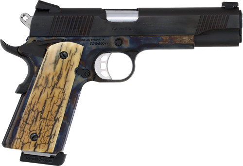 TYLER GUNWORKS 1911 GOVT 45ACP 5" 8RND CC/BLUED/IVORY