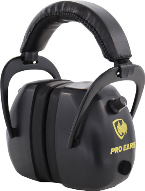 PRO EARS GOLD II 30 EAR MUFF ELECTRONIC W/PADDED BASE BLK