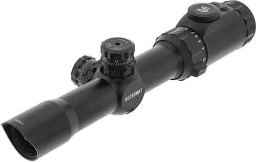 UTG SCOPE 1-8X28 30MM MRC/IE BG4 RETICLE W/ACCU-SYNC RINGS
