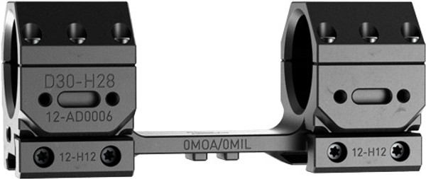 AUDERE SCOPE MOUNT ADVERSUS 30MM LOW BLACK