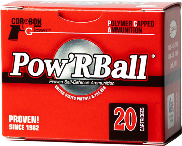 GLASER 40 SW 135GR POW'RBALL 20RD 25BX/CS