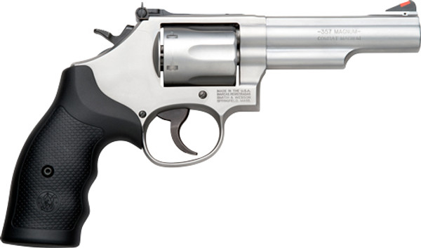 S&W 66 357 MAGNUM 2.75" ADJ 6-SHOT STAINLESS RUBBER
