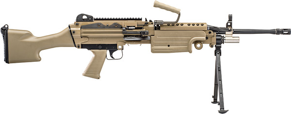 FN M249S 5.56X45MM 18.5" 30/200 FDE