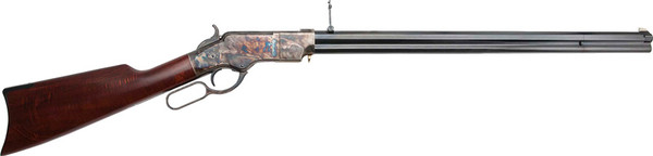 CIMARRON 1860 HENRY 44-40 WIN 24" BRASS FRAME BLUED WALNUT