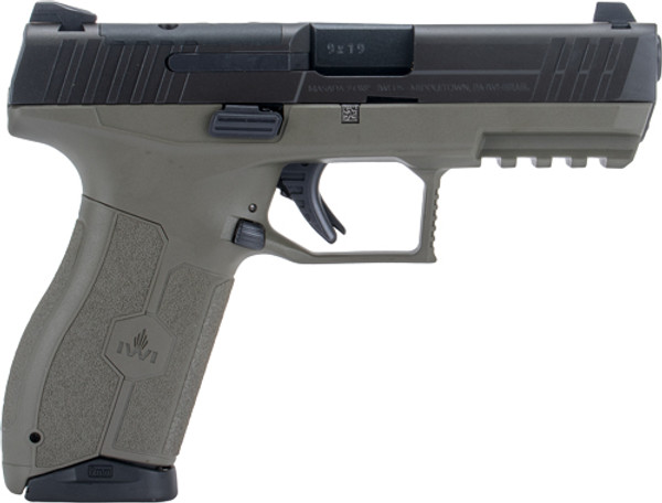 IWI MASADA 9MM 4.1" 3-DOT OPTICS READY 2-10RD MAG OD GRN