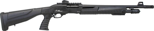 IVER JOHNSON PUMP 12GA 3" 18" CYL BLUED QD PISTOL GRIP STOCK