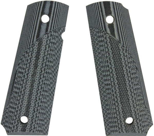 PACHMAYR DOMINATOR G10 GRIPS FOR 1911 GRAY/BLACK CHECKERED