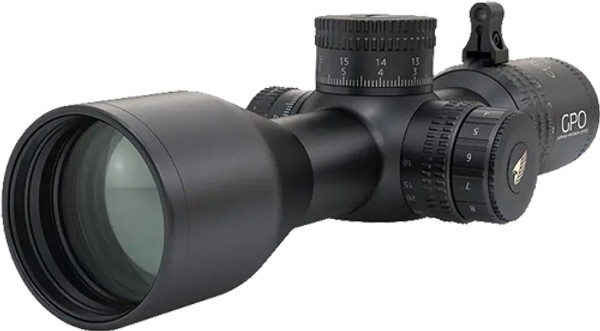 GPO SCOPE CENTURI 4X 4-16X44 COMPACT FFP ILL .1MIL RET 30MM