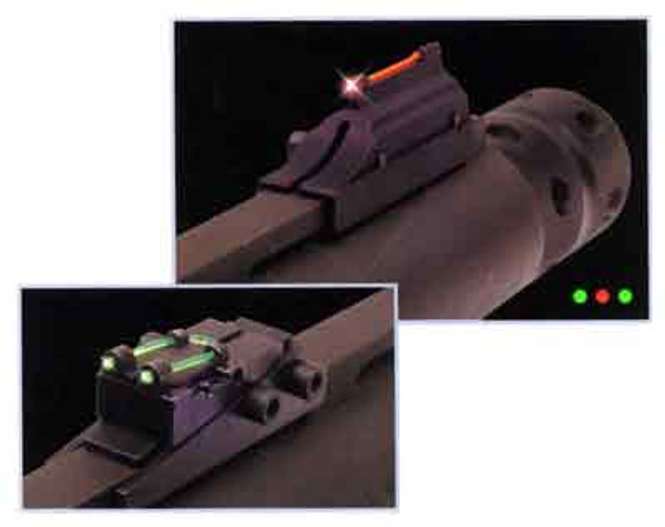 TRUGLO SIGHT SET GOBBLE-DOT PRO SERIES 6MM RIB RED/GREEN