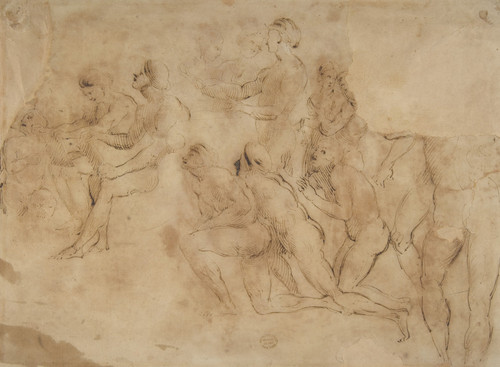 Gallery Edition study of After Raphael's Figure studies (after Raphael’s Disputa).