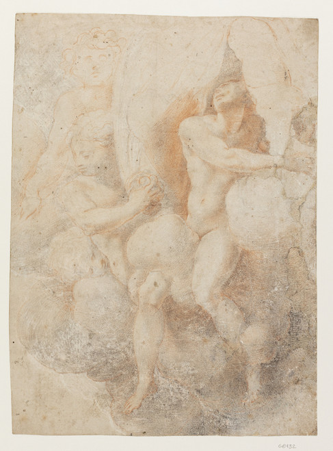 Gallery Edition study of Agostino Carracci's Prisoners are brought before a commander.
