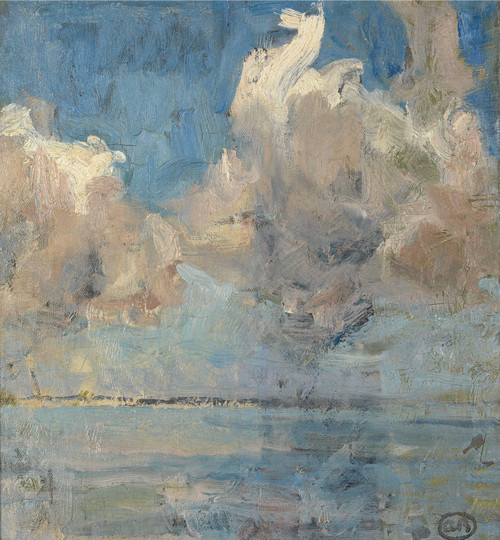 Gallery Edition study of Albert Baertsoen's Clouds over the Sea.