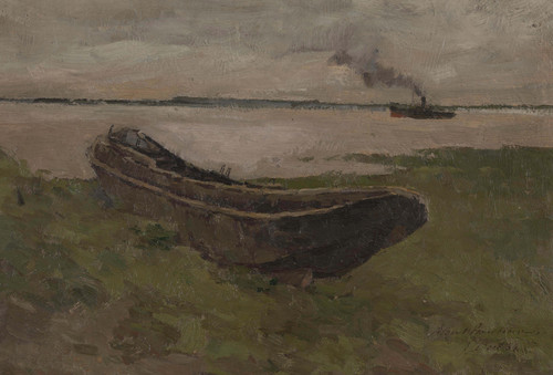 Gallery Edition study of Albert Baertsoen's De Schelde in Doel.