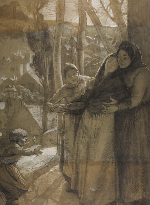 Gallery Edition study of Albert Besnard's La Convalescente.