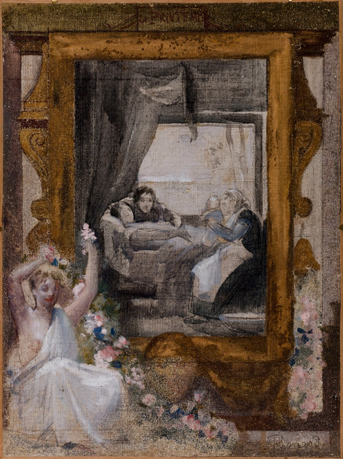 Gallery Edition study of Albert Besnard's Le Printemps.