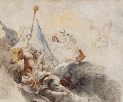 Gallery Edition study of Albert Besnard's Le Triomphe de la République.