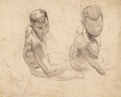Gallery Edition study of Albert Besnard's Satyre, n°7.