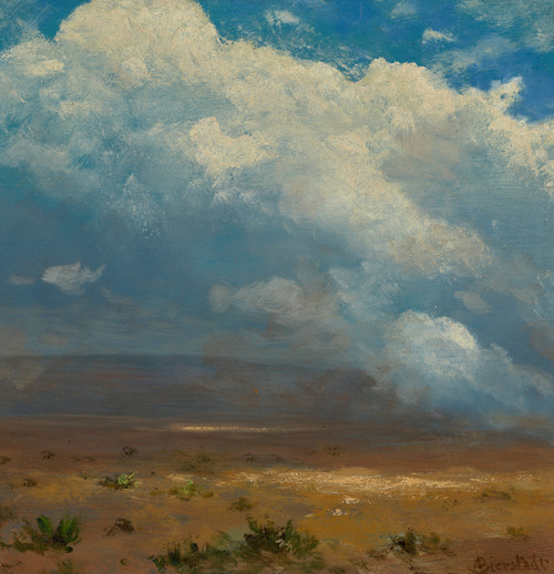 Gallery Edition study of Albert Bierstadt's Cloud Study.