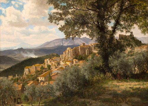 Gallery Edition study of Albert Bierstadt's Olevano.