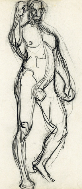 Gallery Edition study of Albert Daenens's lichaam.
