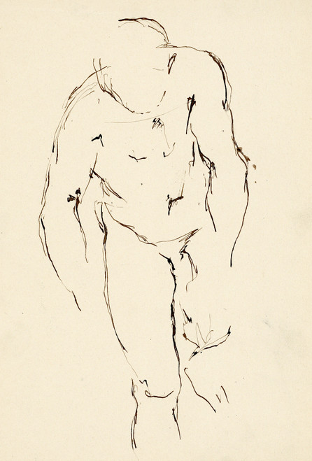 Gallery Edition study of Albert Daenens's Staande figuur.