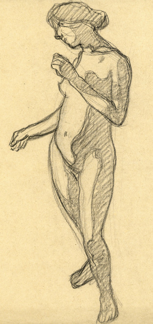 Gallery Edition study of Albert Daenens's Staande figuur.