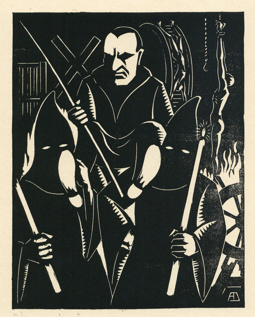 Gallery Edition study of Albert Daenens's The inquisitor.