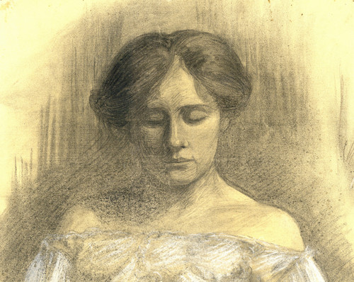 Gallery Edition study of Albert Daenens's Vrouwehoofd.