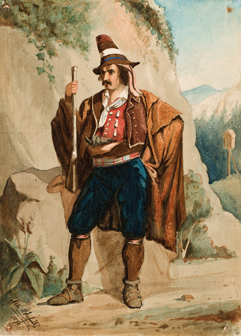 Gallery Edition study of Albert Edelfelt's Italian Bandit.