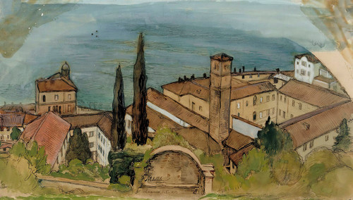 Gallery Edition study of Albert Edelfelt's Lugano.