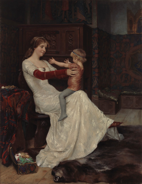 Gallery Edition study of Albert Edelfelt's Queen Bianca.