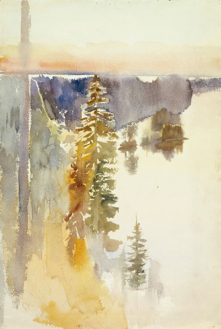 Gallery Edition study of Albert Edelfelt's View from Kaukola Ridge.
