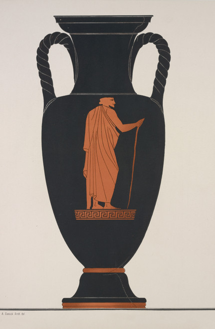 Gallery Edition study of Albert Genick's Attic amphora.